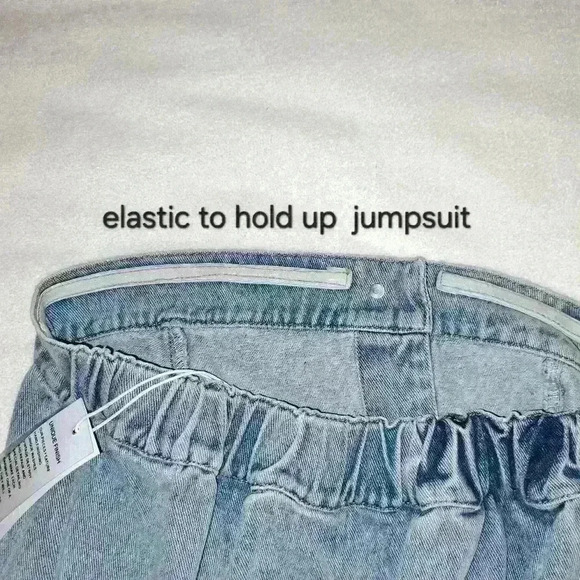 Gilli Denim Sleeveless Jumpsuit Size 2 #94 - Picture 15 of 15